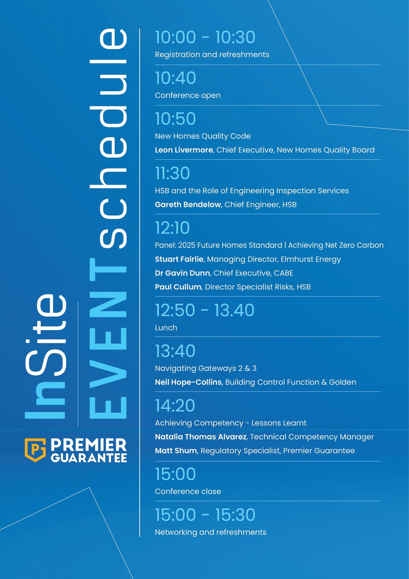 InsiteEventSchedule - new timings InsiteEventSchedule - new timings